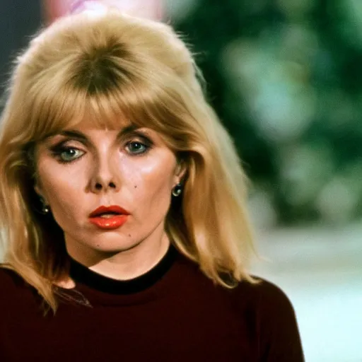 Image similar to high quality still of young Debbie Harry guest starring on That 70s Show