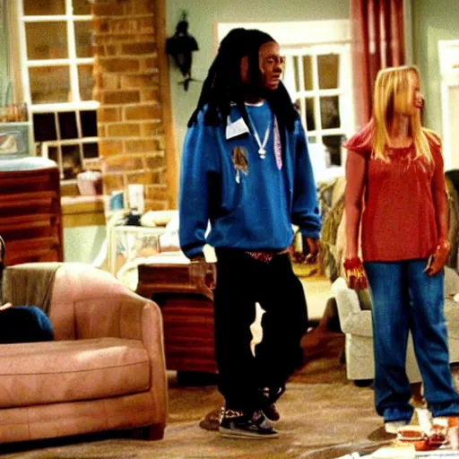 Image similar to a tv still of Lil' Wayne starring in Friends (1999)