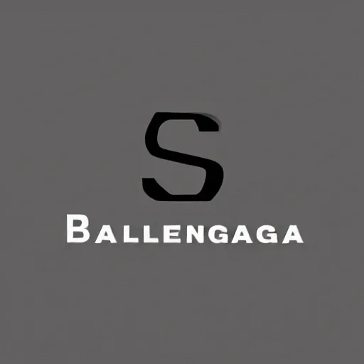 Prompt: text logo for Balenciaga