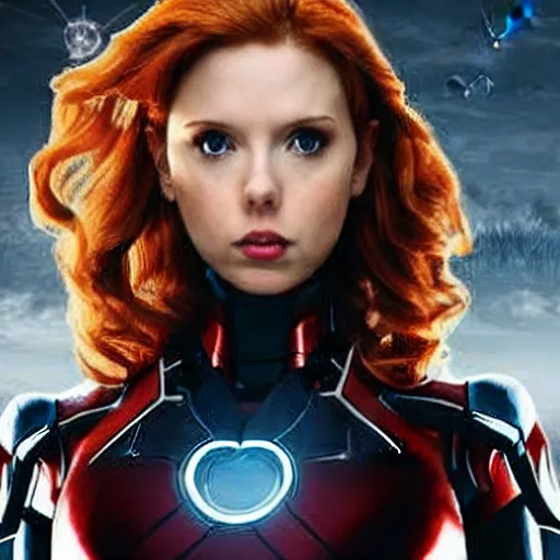 Image similar to A still photograph of Amouranth as Black Widow from Iron Man 2 (2010),