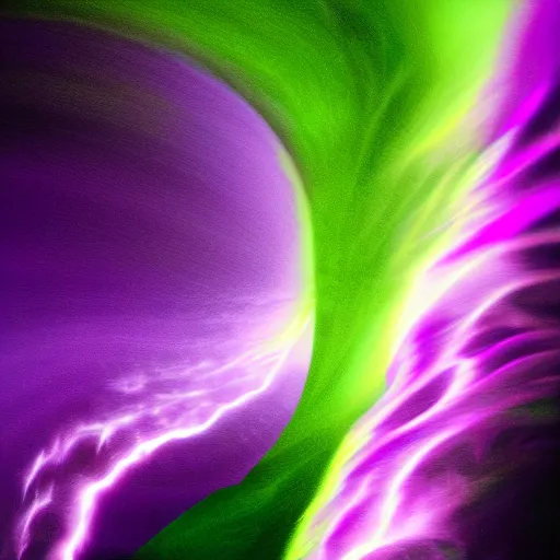 Image similar to photo of a purple tornado, digital art, beautiful dramatic lighting