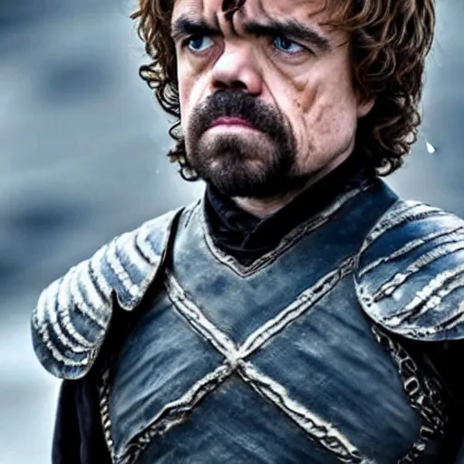 Image similar to peter dinklage as daenerys targaryen