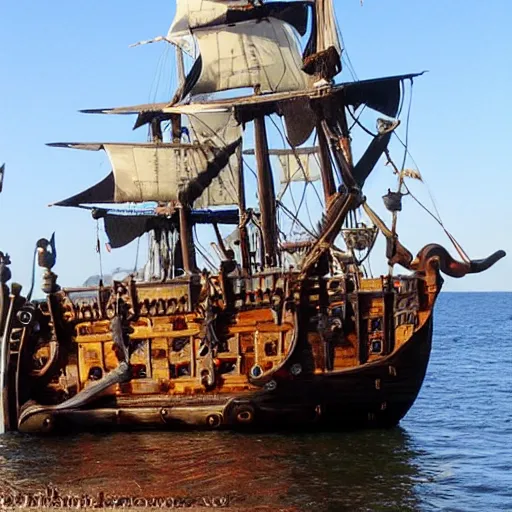 Image similar to pirate ship