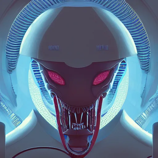 Image similar to xenomorph by beeple