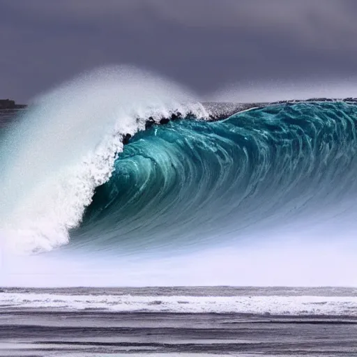 Image similar to tidal wave