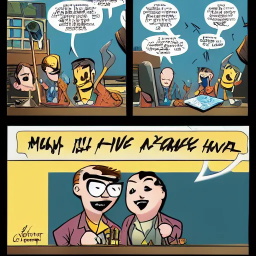 Image similar to penny arcade panel, textless, textless, wordless