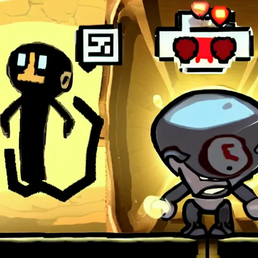 Image similar to willem dafoe in the binding of isaac rebirth