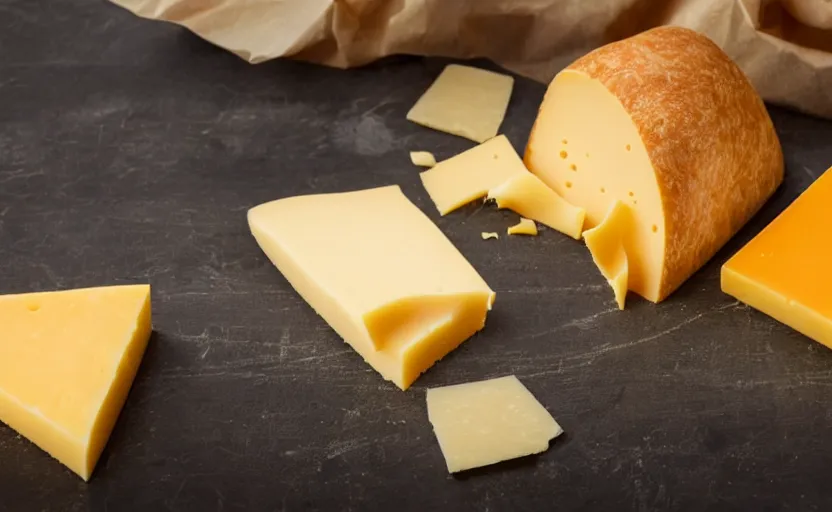 Prompt: a world where everything is made of cheese