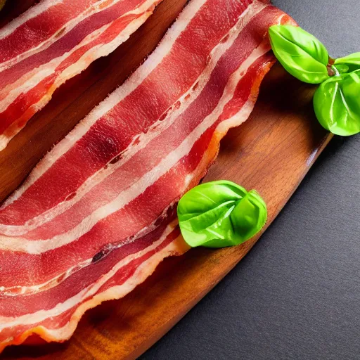 Image similar to picture of italian style bacon, 4 k, well lit