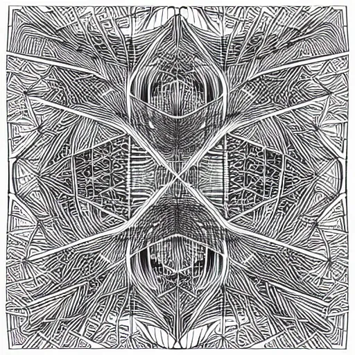 Image similar to generative line - art, math - art, zentangle glitchart, micron, math, algorithm, plotter, procedural code, ink, formulas