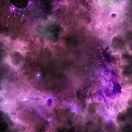 Image similar to Purple nebula, highly detailed, trending on artstation.