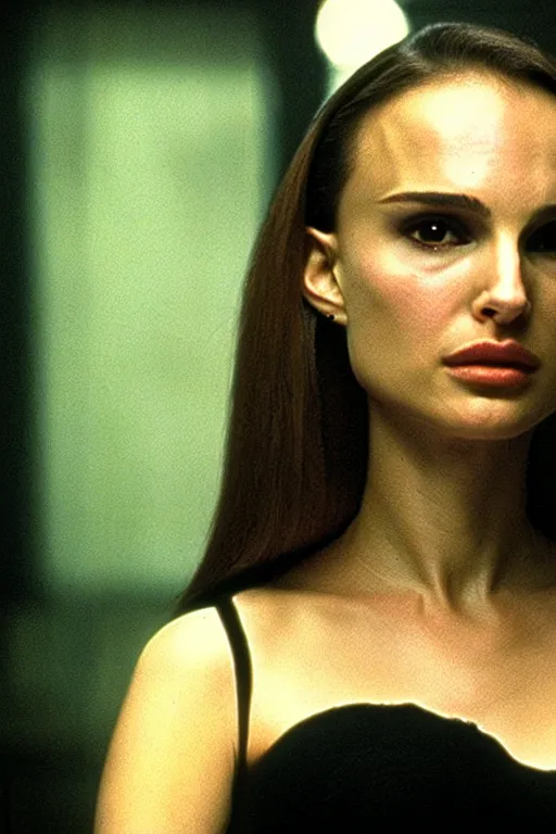 Image similar to Natalie Portman in fallen angel from wong kar wai