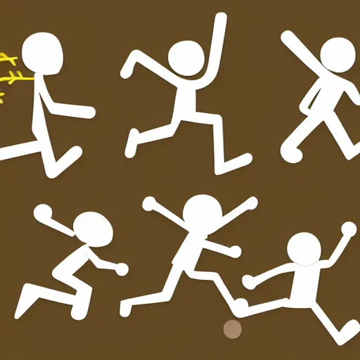 stick figure running, animation sheet, | Stable Diffusion | OpenArt
