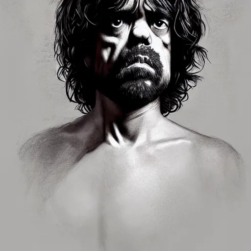 Image similar to peter dinklage as the bride ( ( ( kill bill ) ) ), digital painting, extremely detailed, 4 k, intricate, brush strokes, mark arian, artgerm, bastien lecouffe - deharme