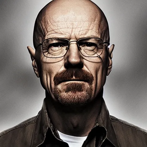 Image similar to the wire tv show with walter white, 4 k