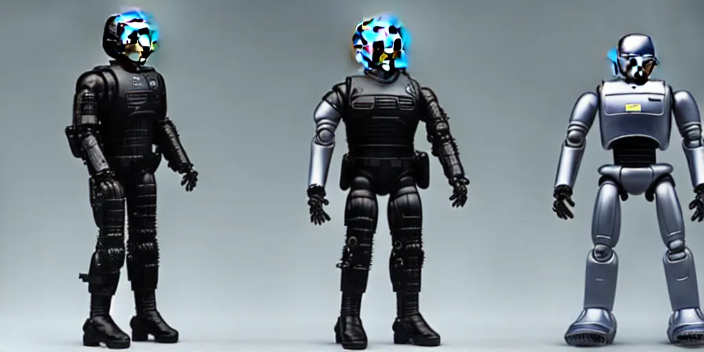 Image similar to 1 : 1 joe biden as robocop, cinematic scene, studio ghibli movie