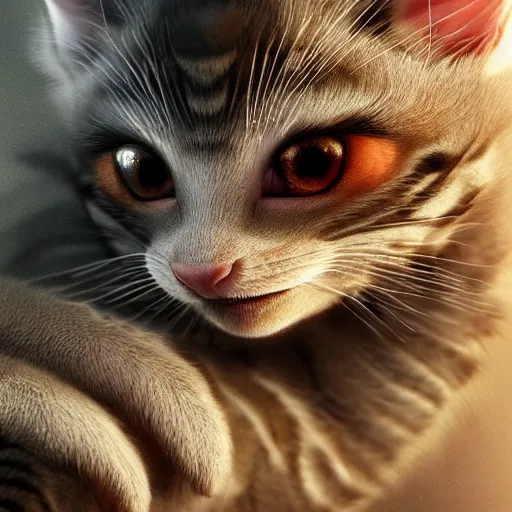 Prompt: full body pose, hyperrealistic photograph of a cute dragon kitten, dim volumetric lighting, 8 k, octane beautifully detailed render, extremely hyper detailed, intricate, epic composition, cinematic lighting, masterpiece, trending on artstation, very very detailed, stunning, hdr, smooth, sharp focus, high resolution, award, winning photo, dslr, 5 0 mm