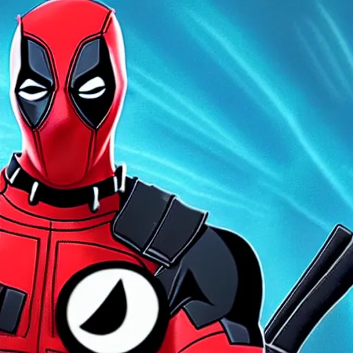 Image similar to Deadpool in a Disney animated movie 4K quality