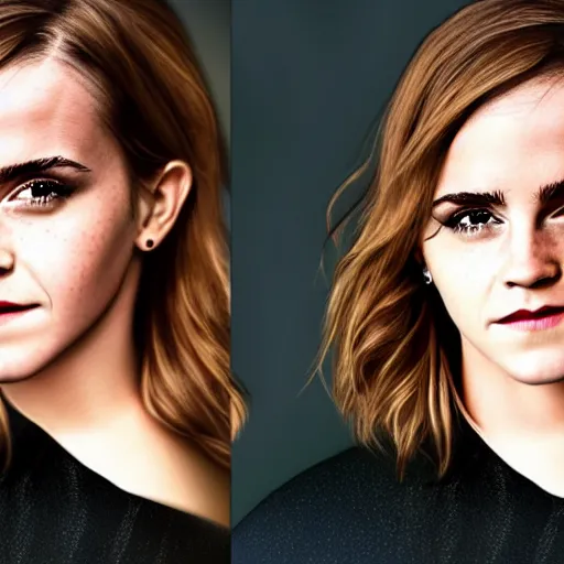 Image similar to Color portrait of Emma Watson