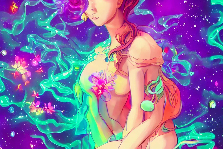 psychedelic, full body, whimsical, anime, 4k, | Stable Diffusion | OpenArt