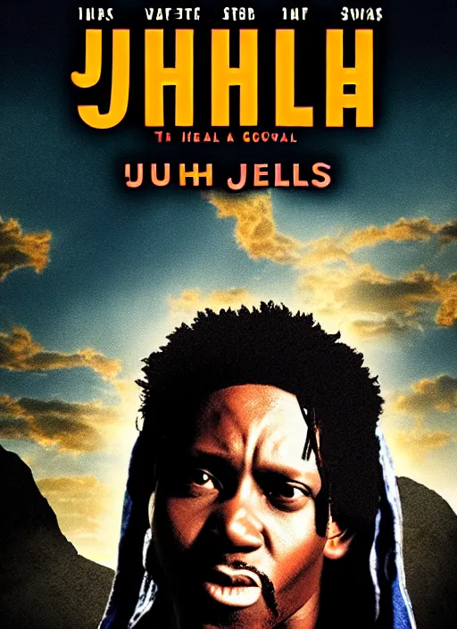 Prompt: Joshua goes to hell: The Movie, cover art