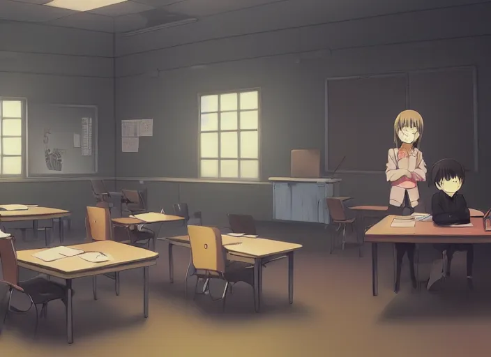 Anime classroom HD wallpapers | Pxfuel