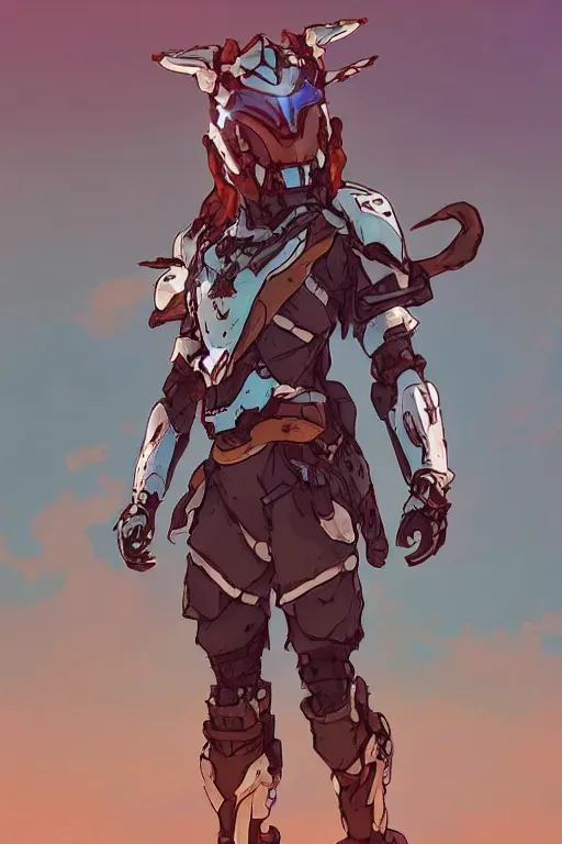 Image similar to combination suit armor aloy horizon forbidden west horizon zero dawn robot ninja mask helmet backpack tribal, art gta 5 comics, official fanart behance hd artstation by jesper ejsing, by rhads, makoto shinkai and lois van baarle, ilya kuvshinov, ossdraws radiating a glowing aura cgi rtx 2 0 2 2