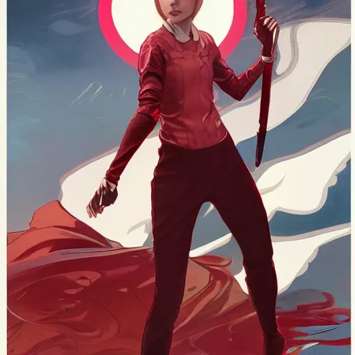 Prompt: Erin Moriarty as Wanda Maximoff, character design, detailed, artstation, concept art, smooth, sharp focus, aesthetic, illustration, trending on ArtStation, Created by artgerm and greg rutkowski and alphonse mucha and J. C. Leyendecker and Edmund Blair Leighton and Katsuhiro Otomo and Geof Darrow and Phil hale and Ashley wood and Ilya repin and Charlie Bowater