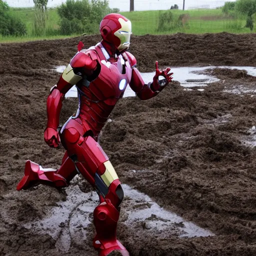 Image similar to ironman play in mud