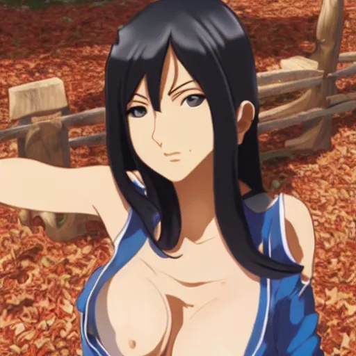 Image similar to highly detailed vfx portrait of nico robin, makoto shinkai