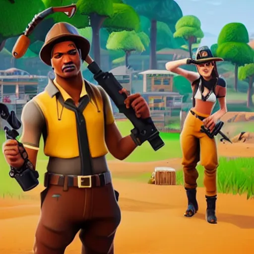 Image similar to gaucho skin on fortnite