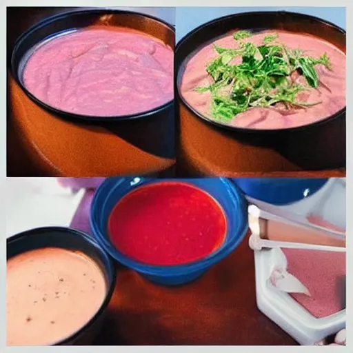 Image similar to pink sauce tiktok but blue