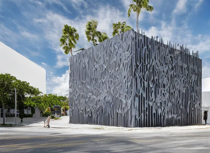 Prompt: 8 k photograph of stunning 2 0 2 2 wynwood art studio, award winning design, designed by michael wolk + beatriz pascuali