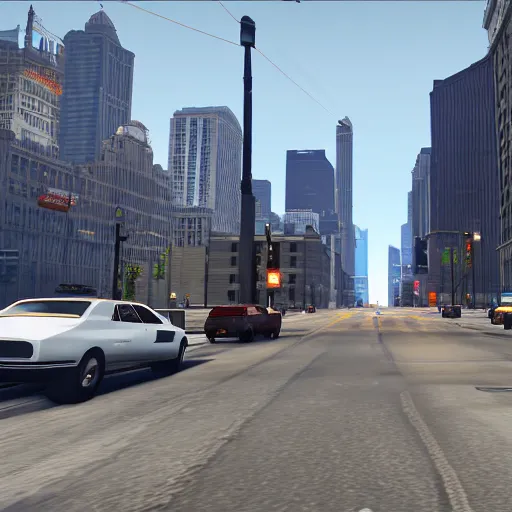 Image similar to in - game screenshot of grand theft auto : chicago