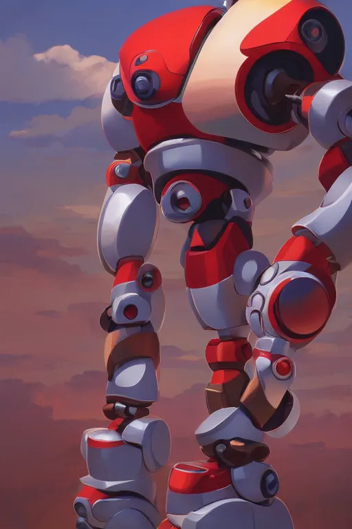 Image similar to metabots medabots medarotto medarot robot minimalist comics, behance hd by jesper ejsing, by rhads, makoto shinkai and lois van baarle, ilya kuvshinov, rossdraws global illumination ray tracing hdr radiating a glowing aura