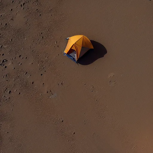 Prompt: camping on mars, 4 k, high detail, high - resolution photograph, professional photography, ultra - detail