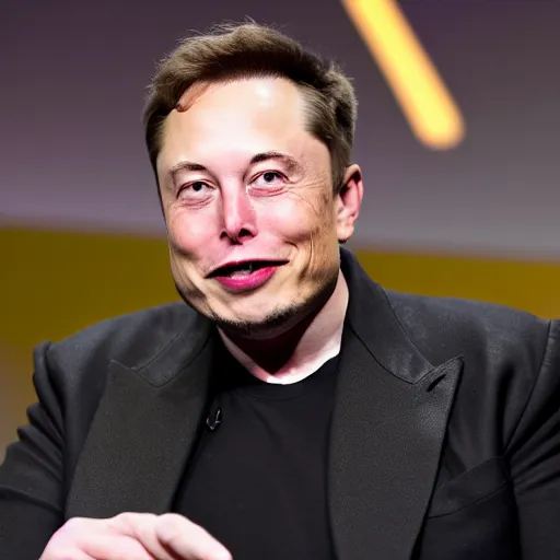 Image similar to Elon Musk biting a bitcoin, highly detailed, high quality, HD, 4k, 8k, Canon 300mm, professional photographer, 40mp, lifelike, top-rated, award winning, realistic, sharp, no blur, edited, corrected, trending