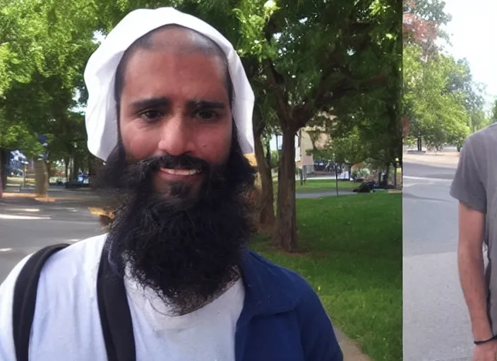 Image similar to some random guy i found on the street who kinda looks like a prophet mohammed, r / walmartcelebrities, impersonator