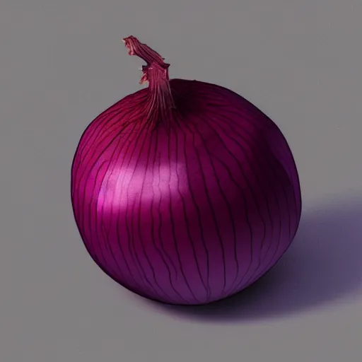 Image similar to onion crying art, 2d,3d render