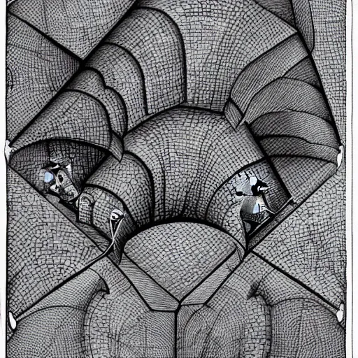 Image similar to mouse by escher
