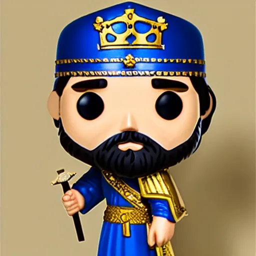 Image similar to king david of jerusalem funko - pop