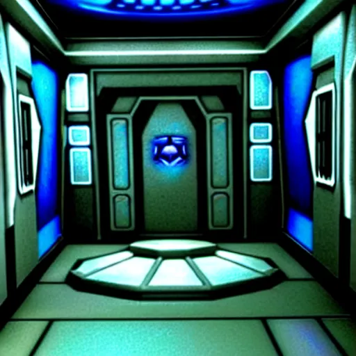 Image similar to realistic gate room from the tv show star gate sg - 1