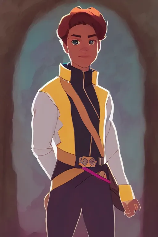 Image similar to Prince Callum from The Dragon Prince, solo portrait 🎨🖌️