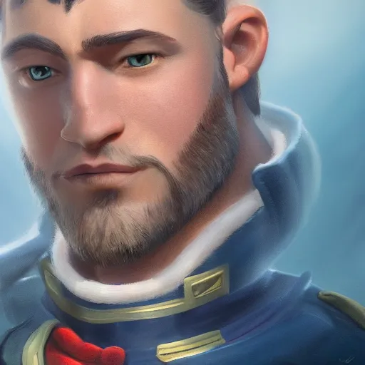 Image similar to a portrait of a hero in an animated disney fantasy movie, oil painting, pale colors, high detail, 8 k, wide angle, global illumination, trending on artstation,