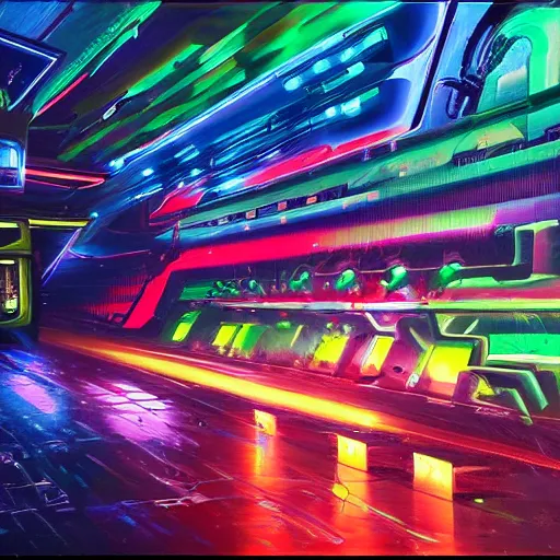 Image similar to world war in the year of 2 0 7 0, futuristic technologies, neon lights, oil painting, highly detailed