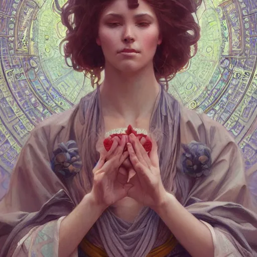 Image similar to the righteous hand of god, deep focus, intricate, elegant, highly detailed, digital painting, artstation, concept art, matte, sharp focus, illustration, art by artgerm and greg rutkowski and alphonse mucha