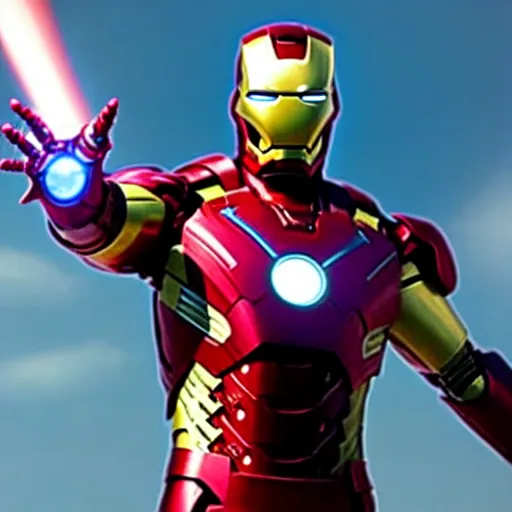 Image similar to film still of chris hemsworth as iron man, cinematic