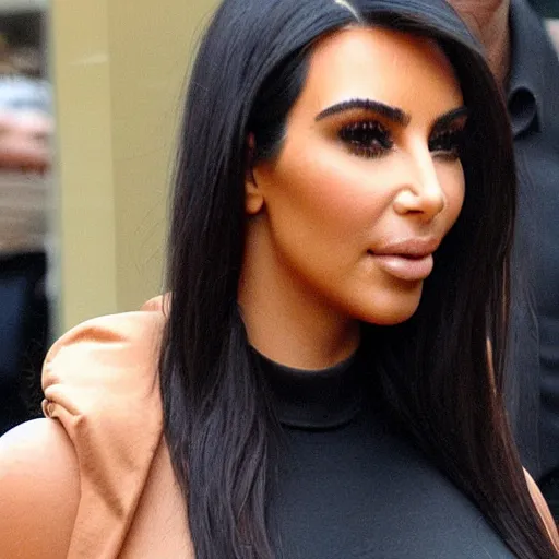 Prompt: Kim Kardashian is smoking fat Blunt and she is very relaxed