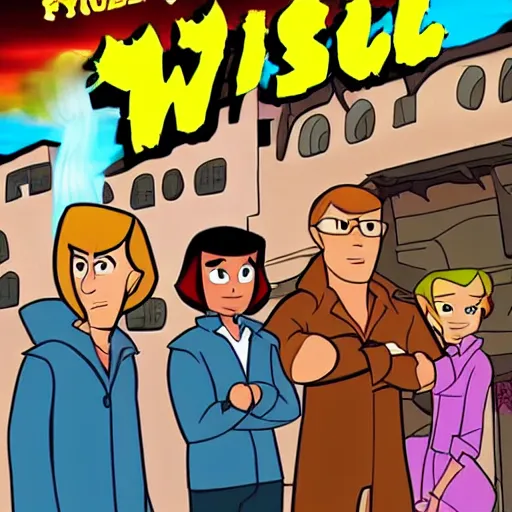 Image similar to bootleg scooby doo mystery inc