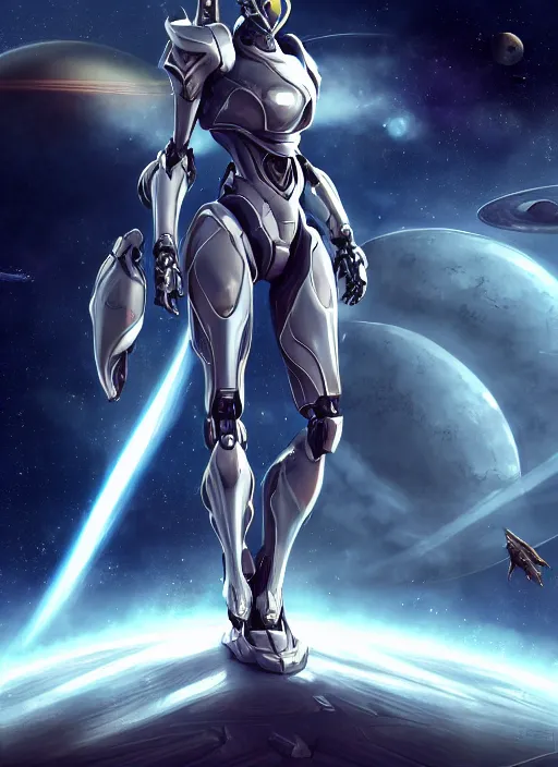 Image similar to cinematic shot, galactic sized perfectly proportioned stunning beautiful anthropomorphic robot mecha female dragon, space background, larger than planets, posing elegantly, with earth in hands, sleek silver armor, epic proportions, epic size, epic scale, ultra detailed digital art, furry art, macro art, dragon art, giantess art, warframe fanart, furaffinity, deviantart